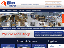 Tablet Screenshot of ellontimber.co.uk